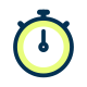 eine Uhr zeigt auf 12 Uhr
